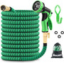 50ft Expandable Garden Hose with 9 Function Nozzle, Durable Gardening Flexible Hose Pipe.