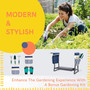 Portable Garden Kneeler and Seat+2 Tool Bag-Gardening Bench W/ Free Garden Accessories.