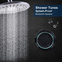 Bluetooth Shower Speakers, HAISSKY Portable Wireless Waterproof Speaker with FM Radio & Suction Cup, Pairs