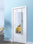 Wall/Door Mounted Jewelry Cabinet with Full Length Mirror,