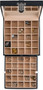 50 Slot Jewelry Box Earring Organizer with Large Mirror