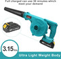 Cordless Leaf Blower,for Blowing Leaf,Cleaning Dust & Small Trash,Car.