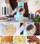 FAVIA Handheld Rotary Slicers for Vegetables Cheese Grater Shredder