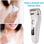 Body Legs Underarms Trimmer Shaver For Women, Bikini Cordless Remover Wet/Dry