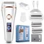Body Legs Underarms Trimmer Shaver For Women, Bikini Cordless Remover Wet/Dry
