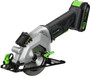 Cordless Circular Saw with Laser Guide, Rip Guide, 2 PCS Blades,