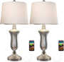 Modern USB Table Lamp Set of 2 for Living Room.