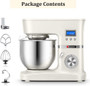 Stand Mixer w/3-IN-1 Tilt-Head Electric Kitchen Tool & Digital Timer
