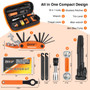 All In One Bicycle Repair Tool Kit & Bicycle Tire Pump