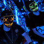 Halloween Party & Rave Glow Mask