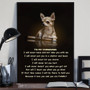 To My Chihuahua You're My Family Poster Print Art Room Decor Gift For Chihuahua Owner Lover