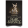 To My Chihuahua You're My Family Poster Print Art Room Decor Gift For Chihuahua Owner Lover