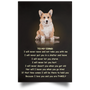 To My Corgi You're My Family Poster With Love Saying For Corgi Owner Lover Gift Room Decor