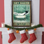 Black Cat Get Naked Poster Cat With Wine In Bathroom Poster Funny House Decoration