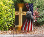 Hand Open American Flag And Cross Flag Unique Christian Indoor Outdoor Decoration