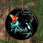 Hummingbird Ornament I Believe There Are Angels Among Us Decorative Ornament Hanging Xmas Tree