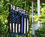 Thin Blue Line Nurse Back The Blue We've Got Your Six Flag Decor Honor Police Law Enforcement