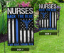 Thin Blue Line Nurse Back The Blue We've Got Your Six Flag Decor Honor Police Law Enforcement