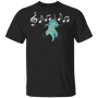 T-Rex Plays Music String T-Shirt Funny T Rex Shirt For Boys Funny Gift For Music Lovers