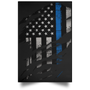 Thin Blue Line American Flag Poster Honoring Law Enforcement Police Gift Ideas House Decoration
