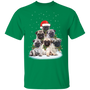 Pug Puppies Christmas T-Shirt Cute Dog Shirt Christmas Gift For Pug Lovers