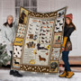 Dachshund Fleece Blanket Adorable Dogs Blanket Design Christmas Gift For Daughter
