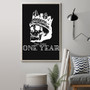 Unus Annus One Year Poster Unus Annus Merchandise For Living Room House Decoration Gift Idea