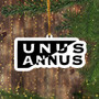 Unus Annus Split Logo Ornament Unus Annus Fan Art Ornament Christmas Ornament Sets