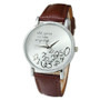 Funny "Whatever I am late Anyway" Wrist Watch