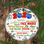2020 Christmas Ornament 2020 Themed Christmas Ornament Funny Decorated Christmas Tree