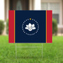 Mississippi State Flag 2020 Yard Sign New MS Flag Patriotic Yard Outdoor Lawn Decoration