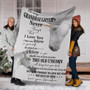 Unicorn To My Granddaughter Fleece Blanket Love Letter From Grandma Blanket, Winter Gift Ideas