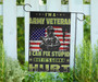 I'm A Army Veteran I Can't Fix Stupid Flag Respect For Brave Veteran US Flag Decor For Vets Day