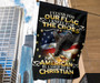 I Stand For Our Flag Blessed To Be Christian Flag US Eagle & Cross Proud Flag Decor For Christ