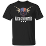 Black Guns Matter Shirt Skull American Flag T-Shirt Pro 2nd Amendment Merch