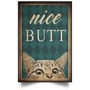 Cat Nice Butt Poster Best Gifts For Cat Lovers Decor Home