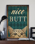 Cat Nice Butt Poster Best Gifts For Cat Lovers Decor Home