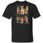 Bengal Cats Water Reflection 3D T-Shirt Funny Adorable Cats Christmas Tees For Cat Lovers