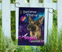 German Shepherd Believe There Are Angels Among Us Flag Living Room Wall Decor New Home Gift