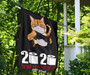 Cats 2020 The Year When Shit Got Real Flag Funny Quarantine Toilet Paper Flag For Cat Lovers