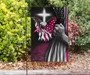 Breast Cancer Flag Eagle Faith Christian Cross Flag Family Presents For Outdoor Decoration