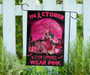 In October Even Witches Wear Pink Flag Breast Cancer Awareness Flag Halloween Gifts For Decor