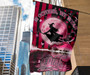 In October, We Wear Pink Flag Witch Halloween Moon Yard Holiday Flags Gift Ideas For Friends