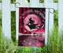 In October, We Wear Pink Flag Witch Halloween Moon Yard Holiday Flags Gift Ideas For Friends