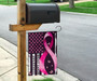 Breast Cancer Awareness Flag Pink Ribbon With Butterflies Front Yard Decor For Parents