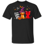 Cute Cats With Witch Hat Halloween Cosplay T-Shirt Halloween Gift Ideas For Adults Cat Lovers