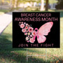 Floral Butterfly Breast Cancer Awareness Month Yard Sign Join The Fight Best Gifts For Her