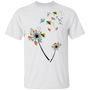 Ghost Turtles Dandelion Flowers Halloween T-Shirt Simple Halloween Costumes For Turtle Lovers