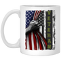 Veteran Inside American Flag Mug Honor Veteran United State Memorial Day Military Mug Printing