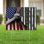 Veteran Inside American Yard Sign Honor Veteran United State Memorial Day Military